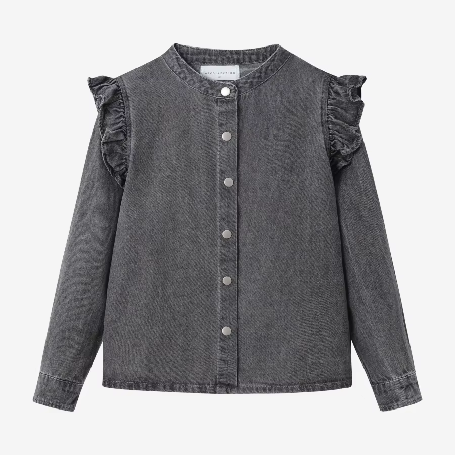 Grey Denim Collection – Girls Shirt