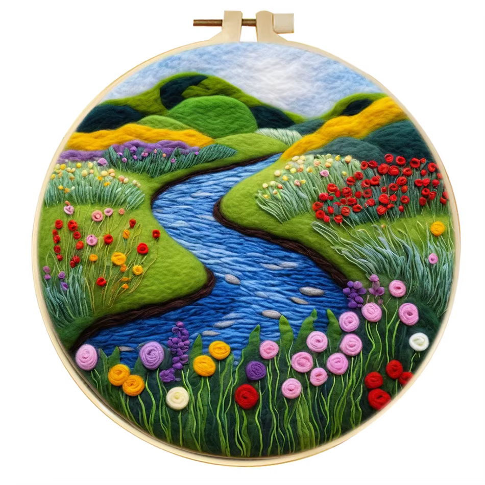 Landscape Wool Felting Kit – Design 257