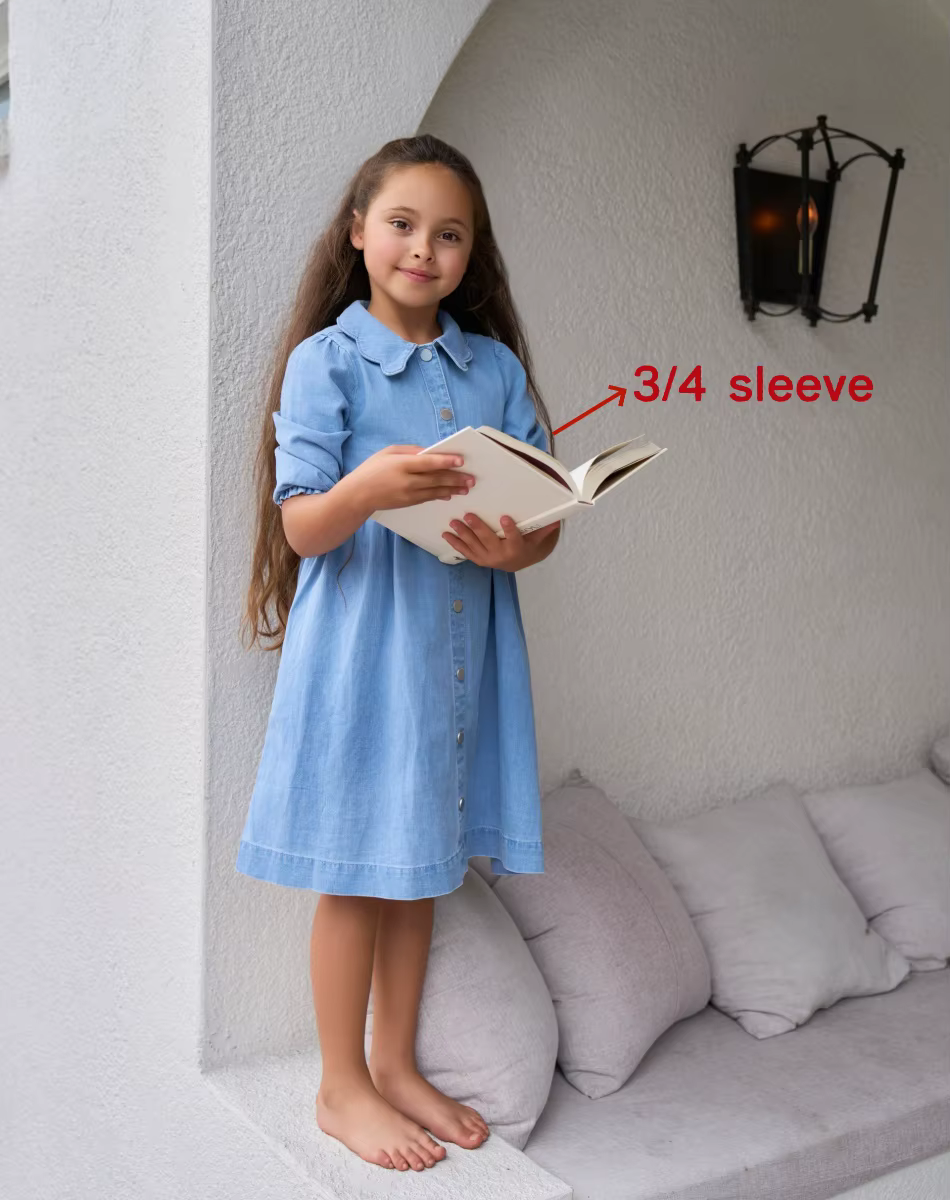 Blue Denim Collection – 3 Quarter Sleeve