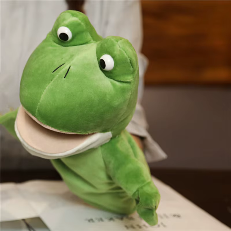 Plush Hand Puppet – Frog