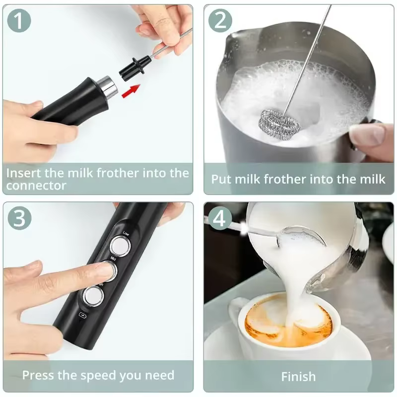 Rechargeable Milk Frother — image 5