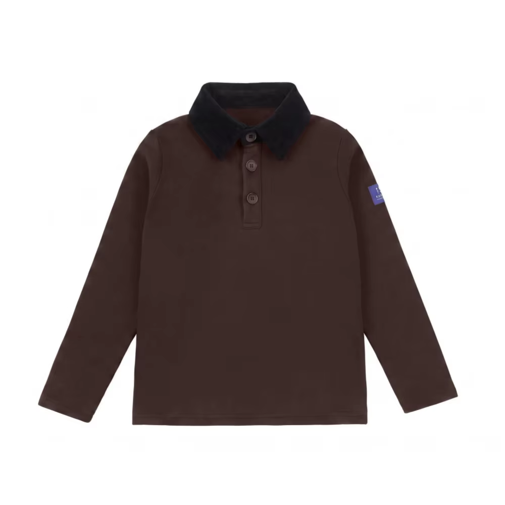 Chocolate Brown Corduroy – Polo Shirt – Ali Picks AW26