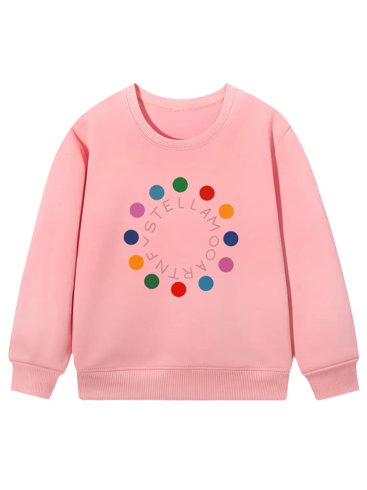 Girls' Colourful Circle Graphic Sweatshirt — image 2