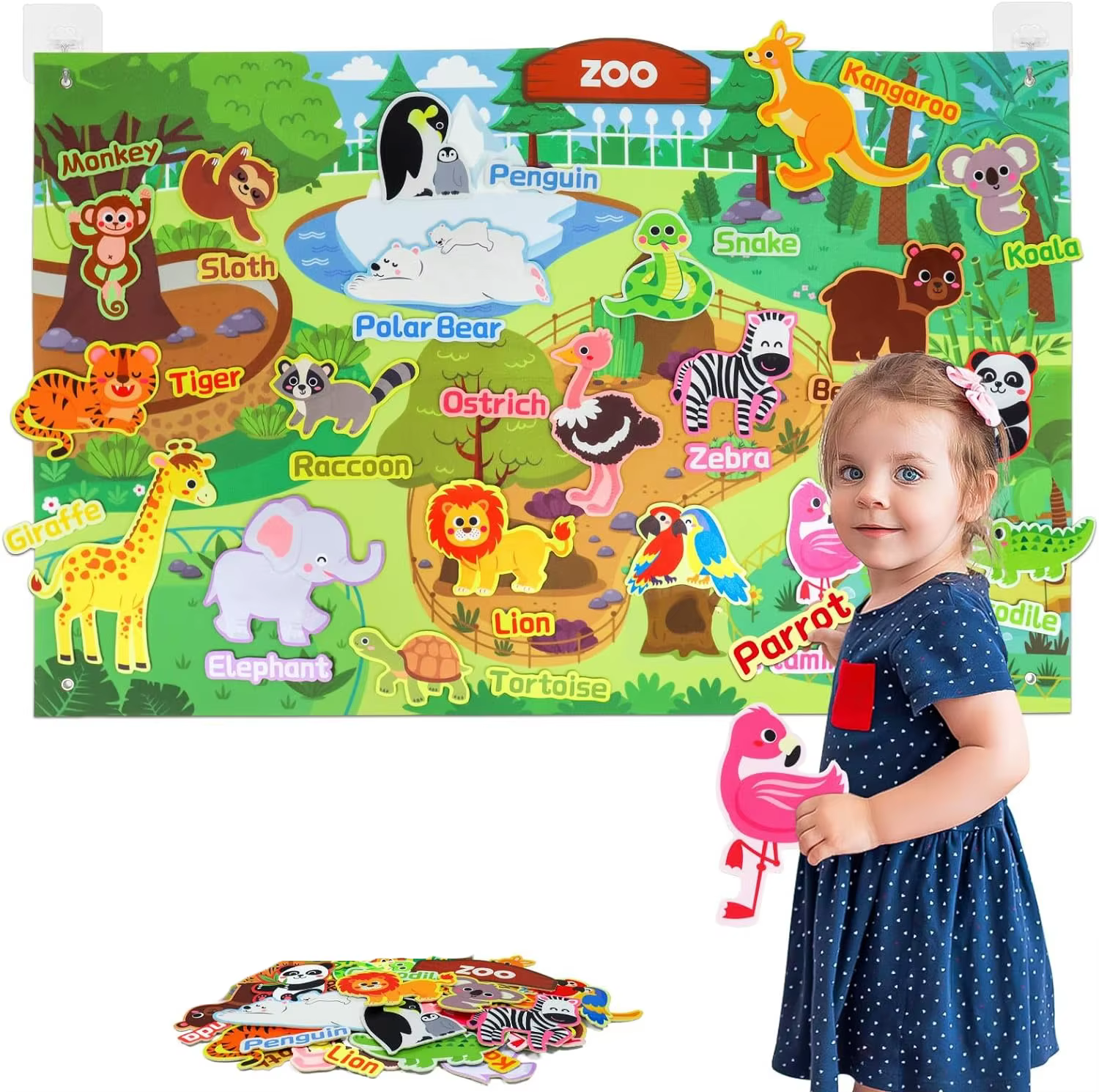 Felt Story Board – Zoo