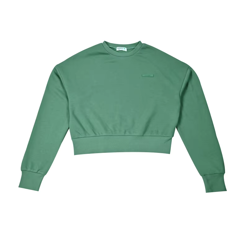 Girls Cropped Crewneck Sweatshirt — image 2