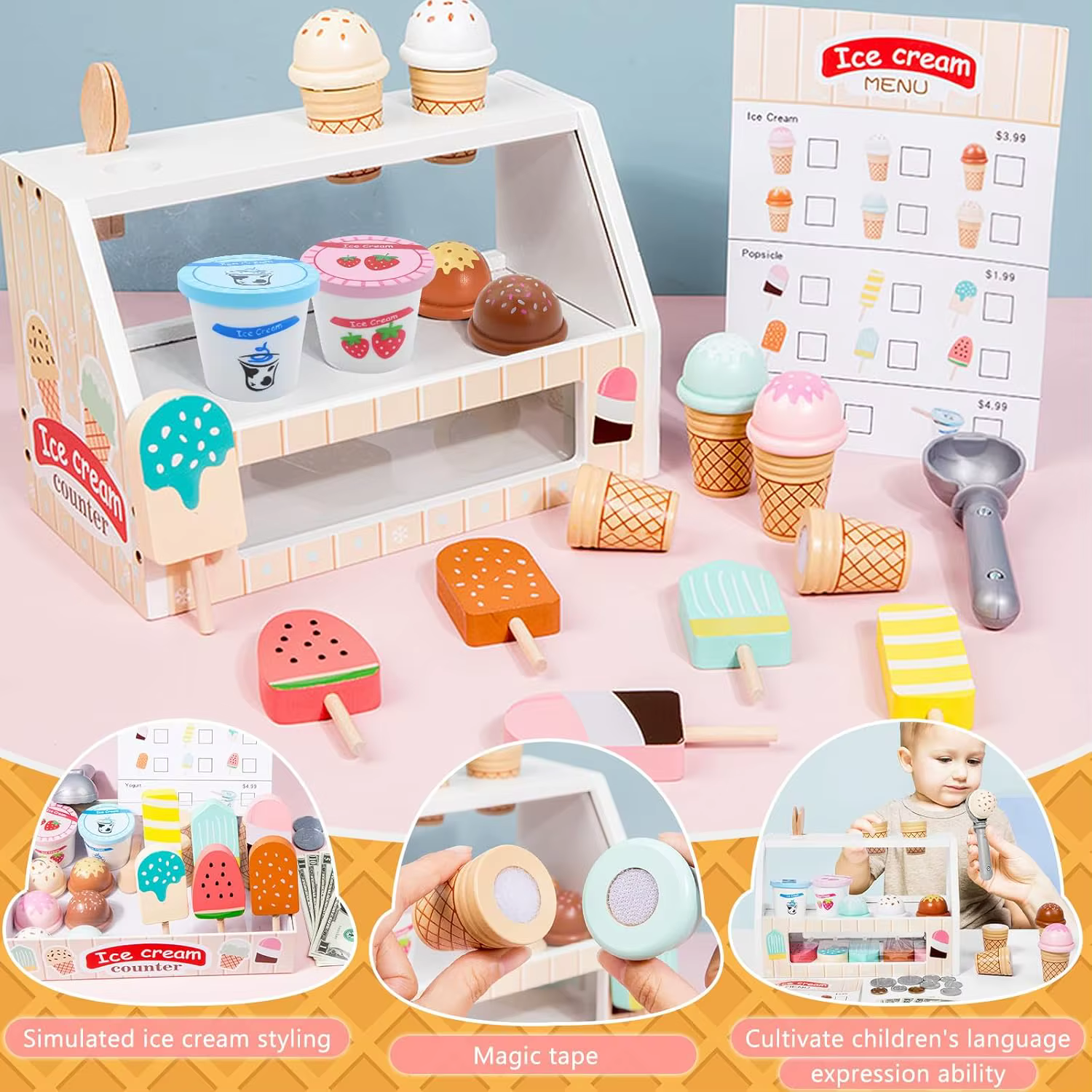 Ice Cream Counter Playset — image 3