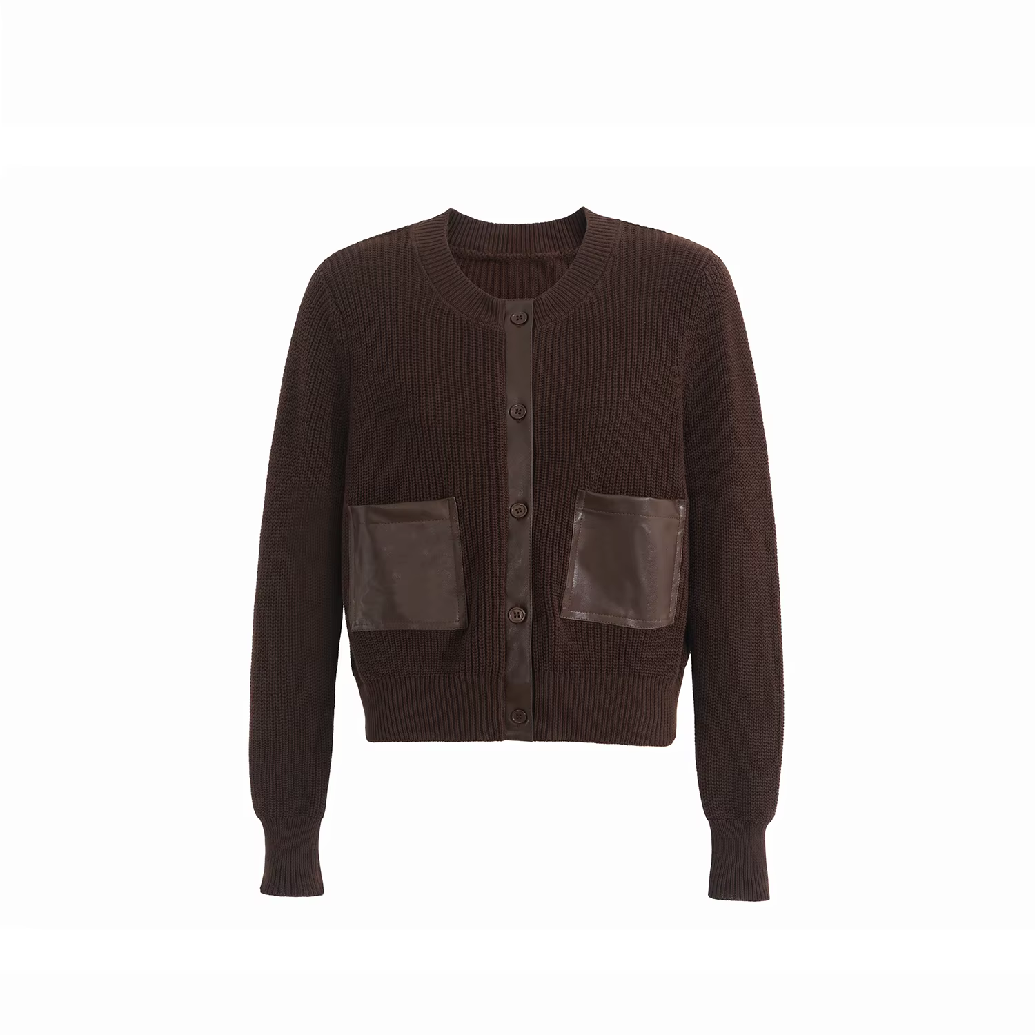 Brown Pocket Cardigan – Ali Picks AW26