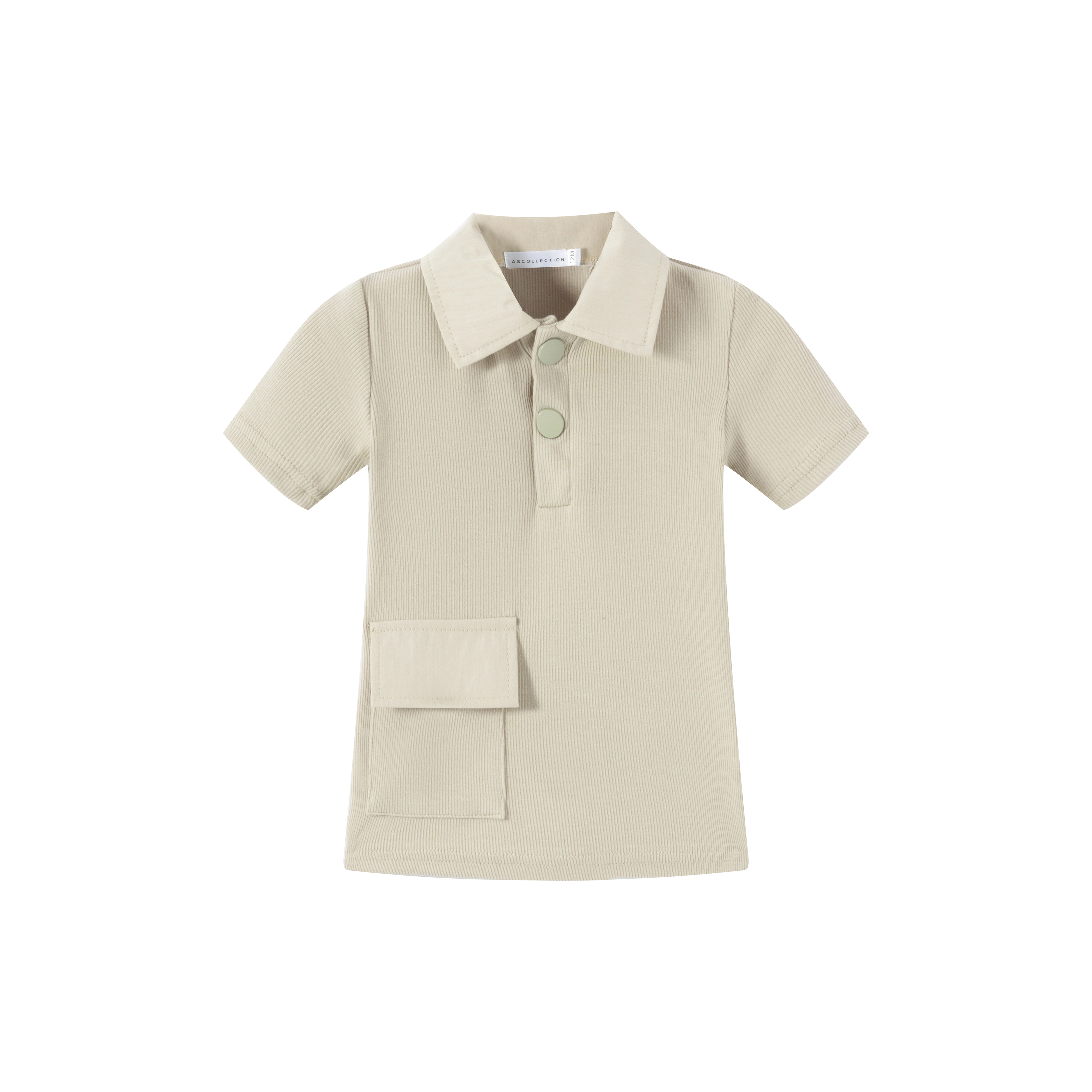 The Garden Collection – Taupe-Ribbed Polo