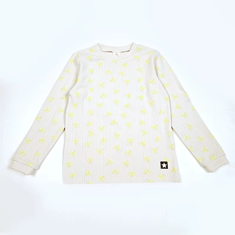 Ribbed Sunshine Set – Boy Tee Long Sleeve