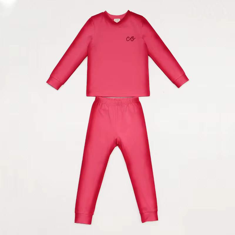 Dusk Dye Girls Pink Pajama Set – Ali & Co Dusk Dye AW26