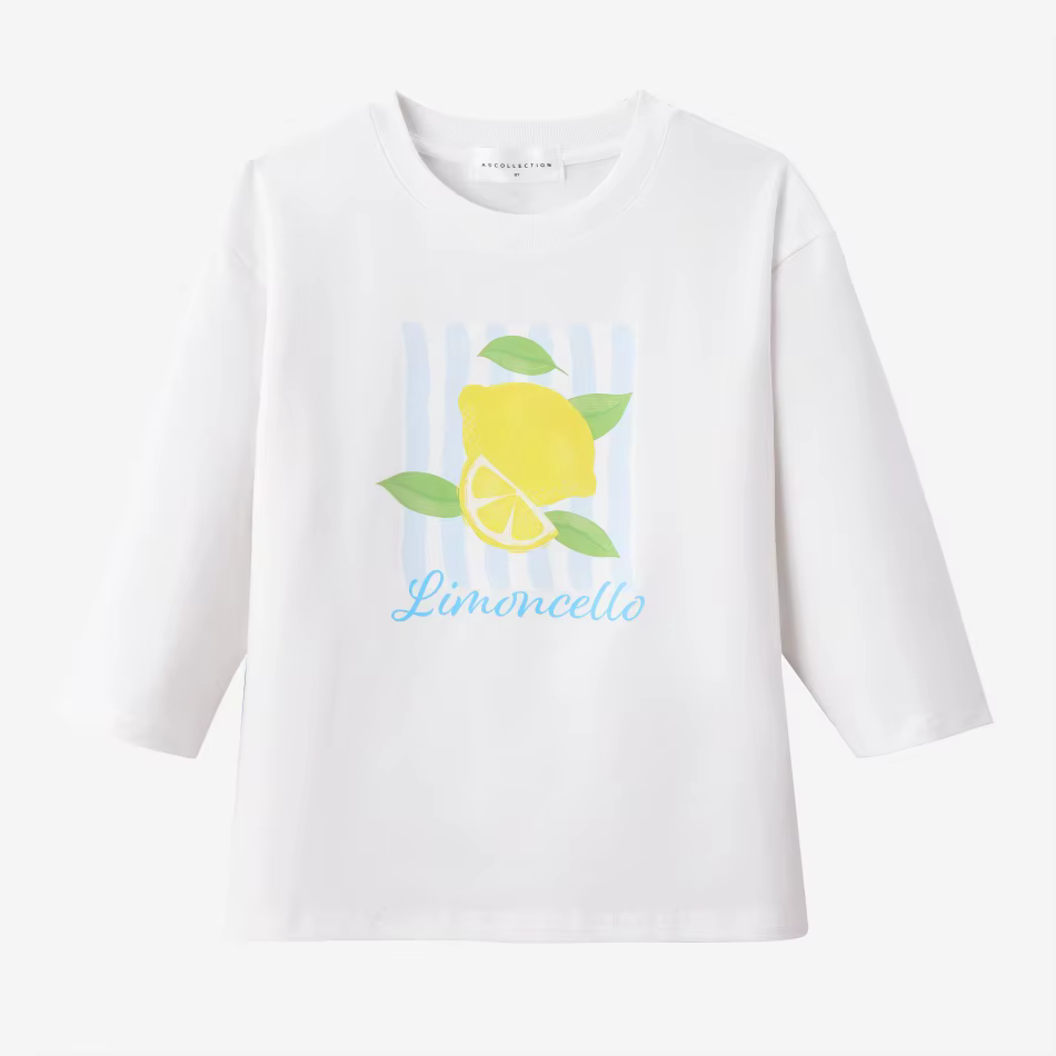 Print Lemon Collection – 3 Quarter Girls Tee