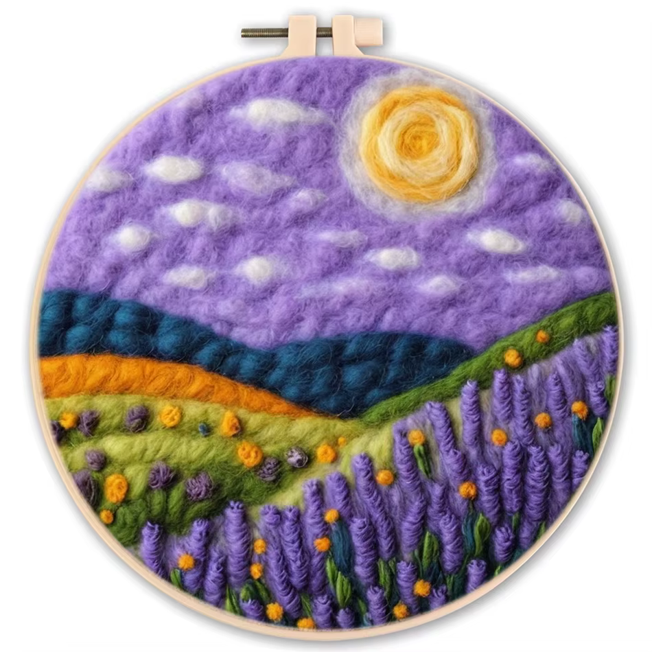 Landscape Wool Felting Kit – Design 210