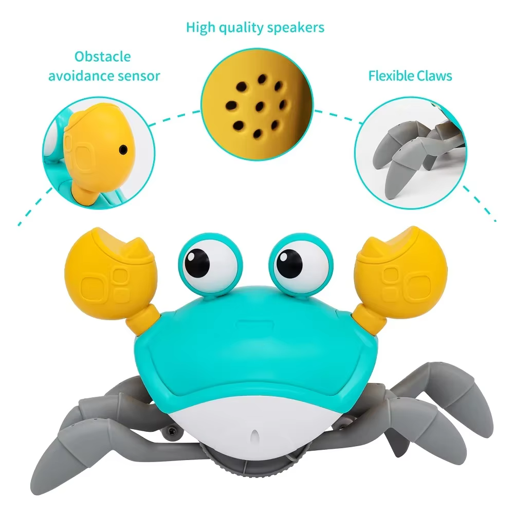Crawling Crab Toy – Orange — image 2