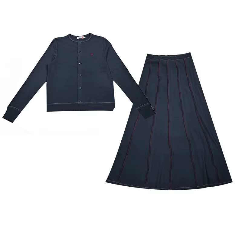 Knit Cardigan & Maxi Skirt Set — image 3