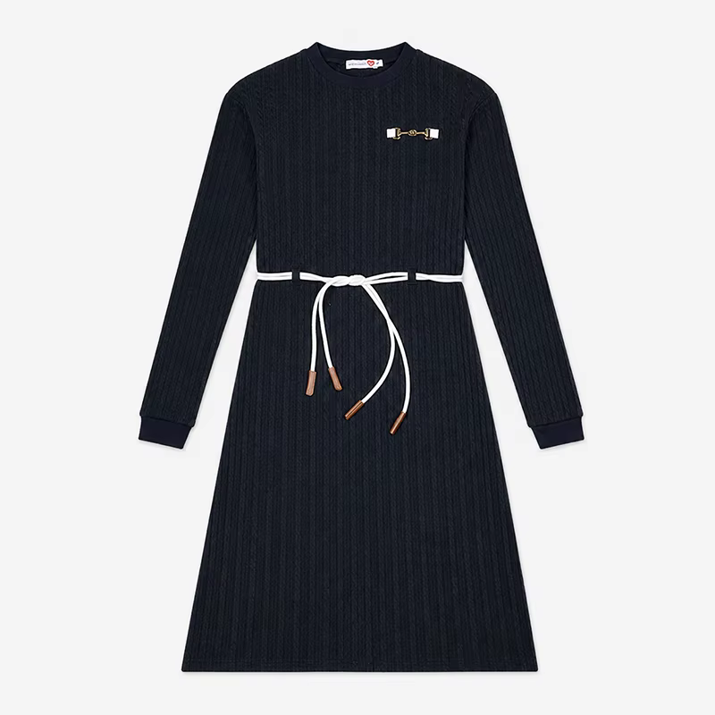 Navy Cable Knit Collection – Baby Romper — image 5