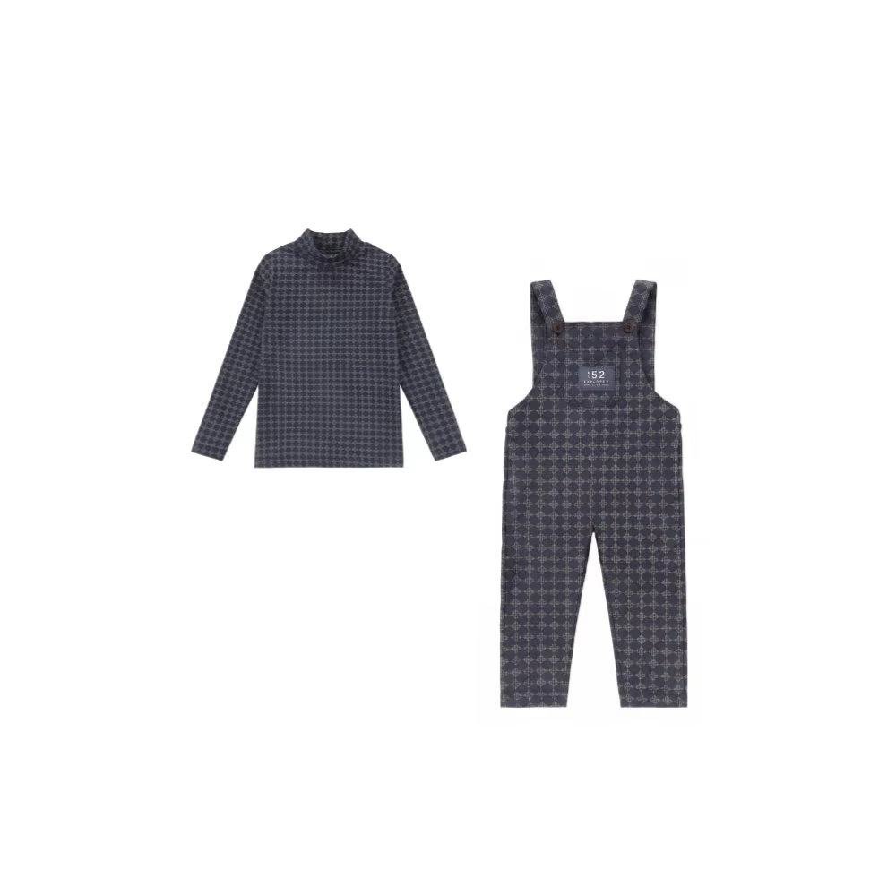 Navy Blue Corduroy – Baby Boy Jersey Set – Ali Picks AW26