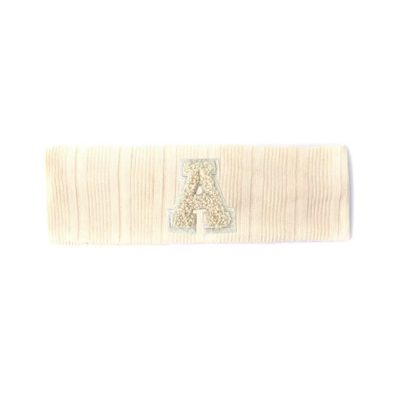 Chenille Letter Patch Headband — image 17