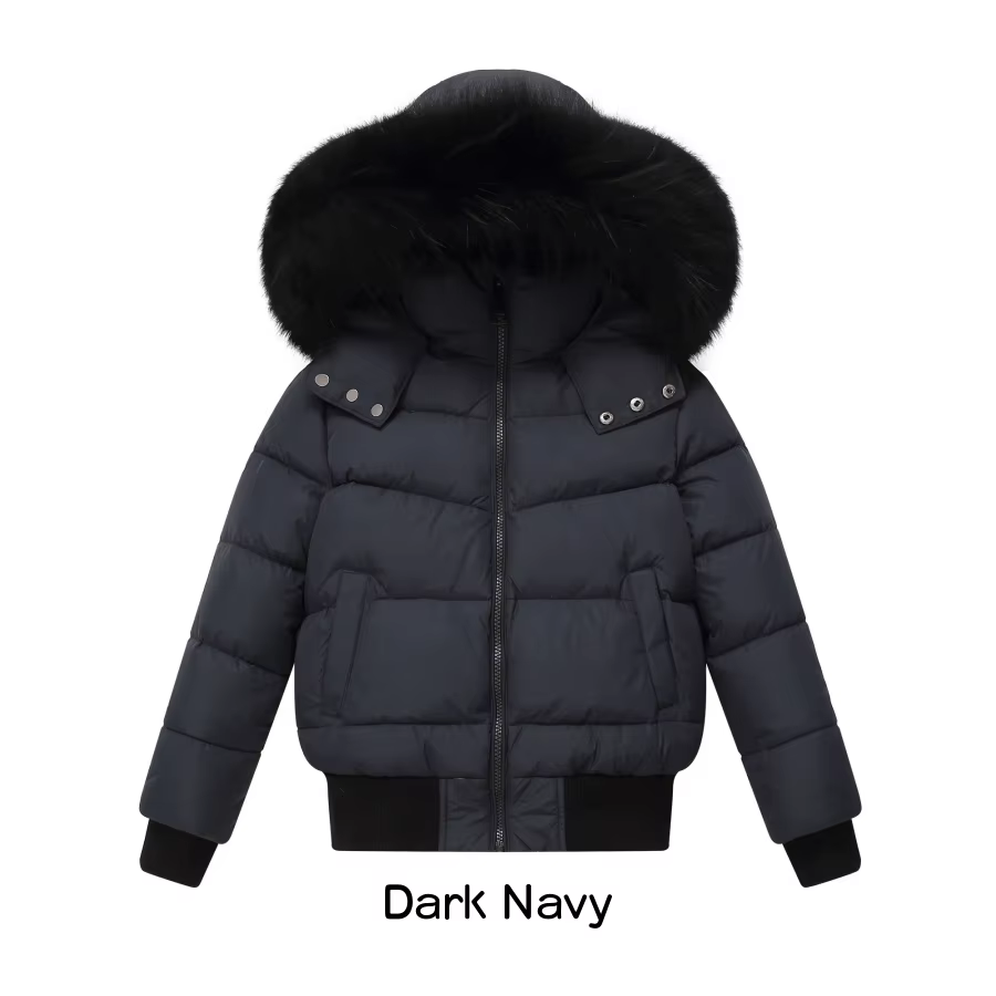 Down Bomber Jackets – Dark Navy