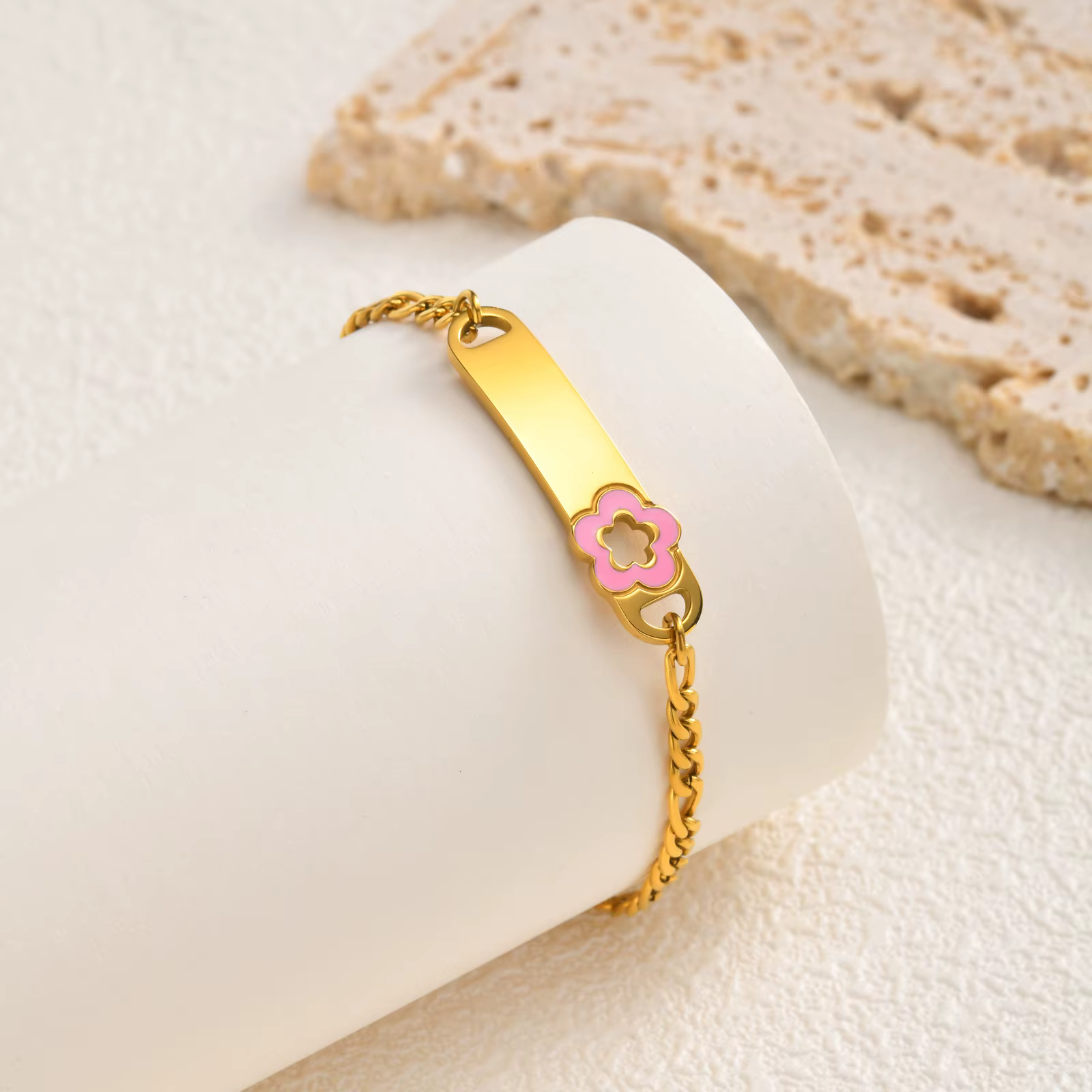 Personalised Flower Name Bracelet — image 3