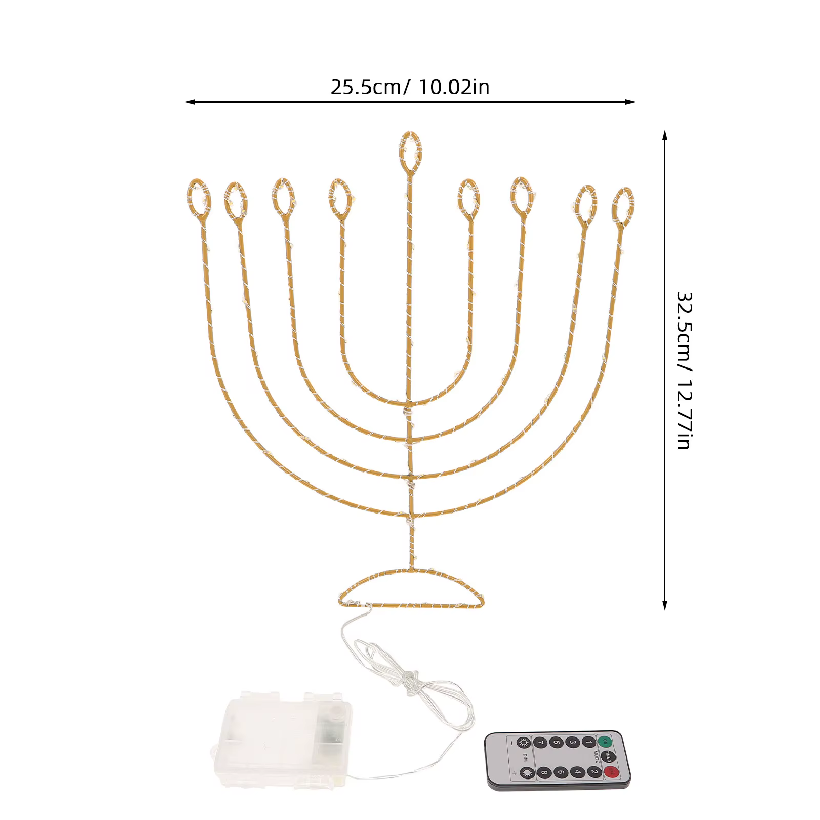 Chanukah Menorah Window Light — image 4