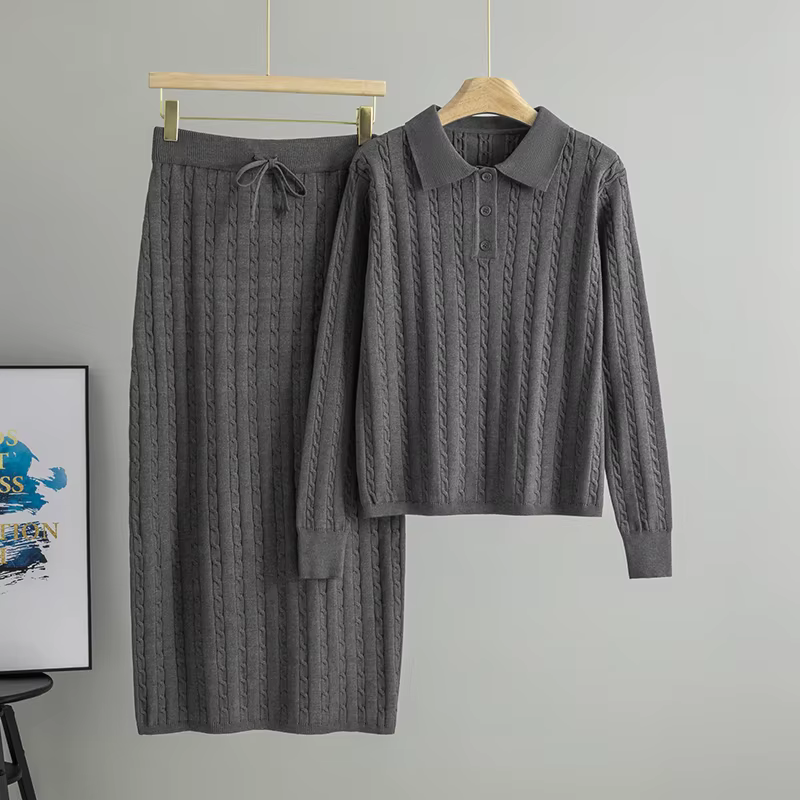 Knit Sweater & Maxi Skirt Set — image 6