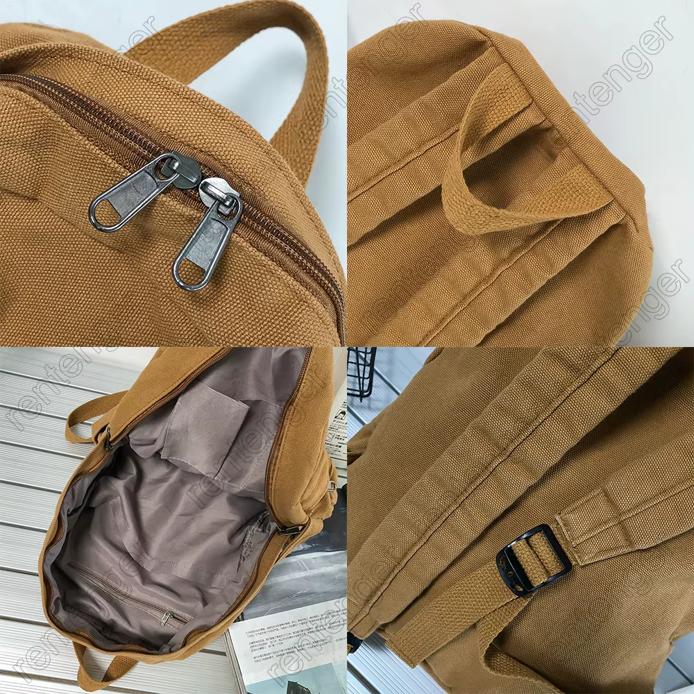 Vintage Fabric School Bag — image 5