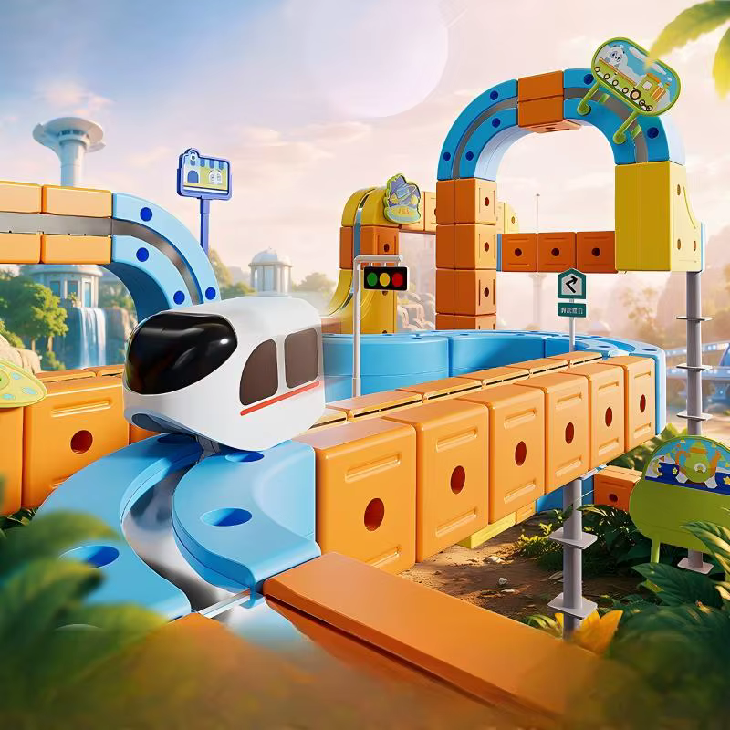 Magnetic Train Track Set – Mid-level set — image 2