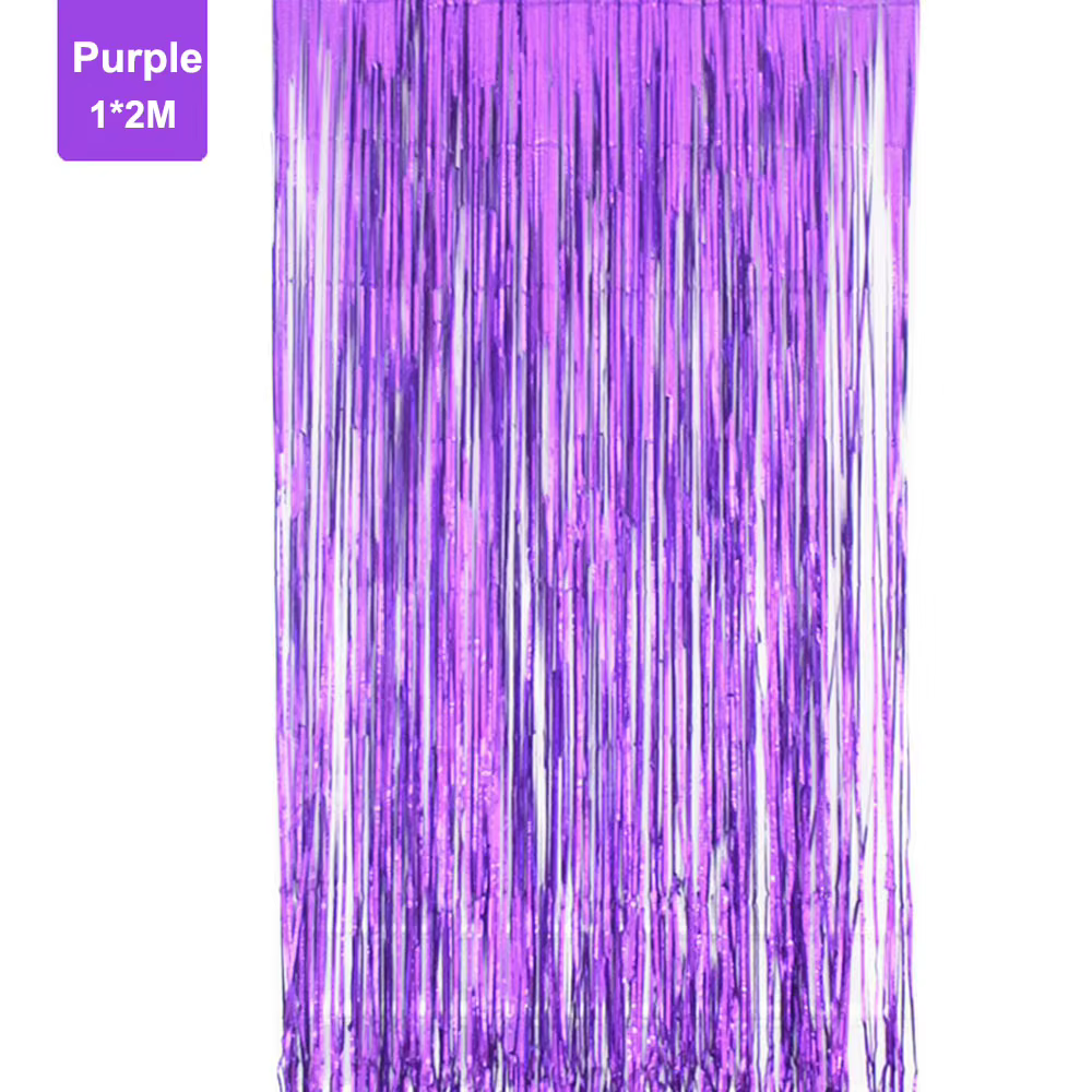 Purple Party Backdrop Curtain
