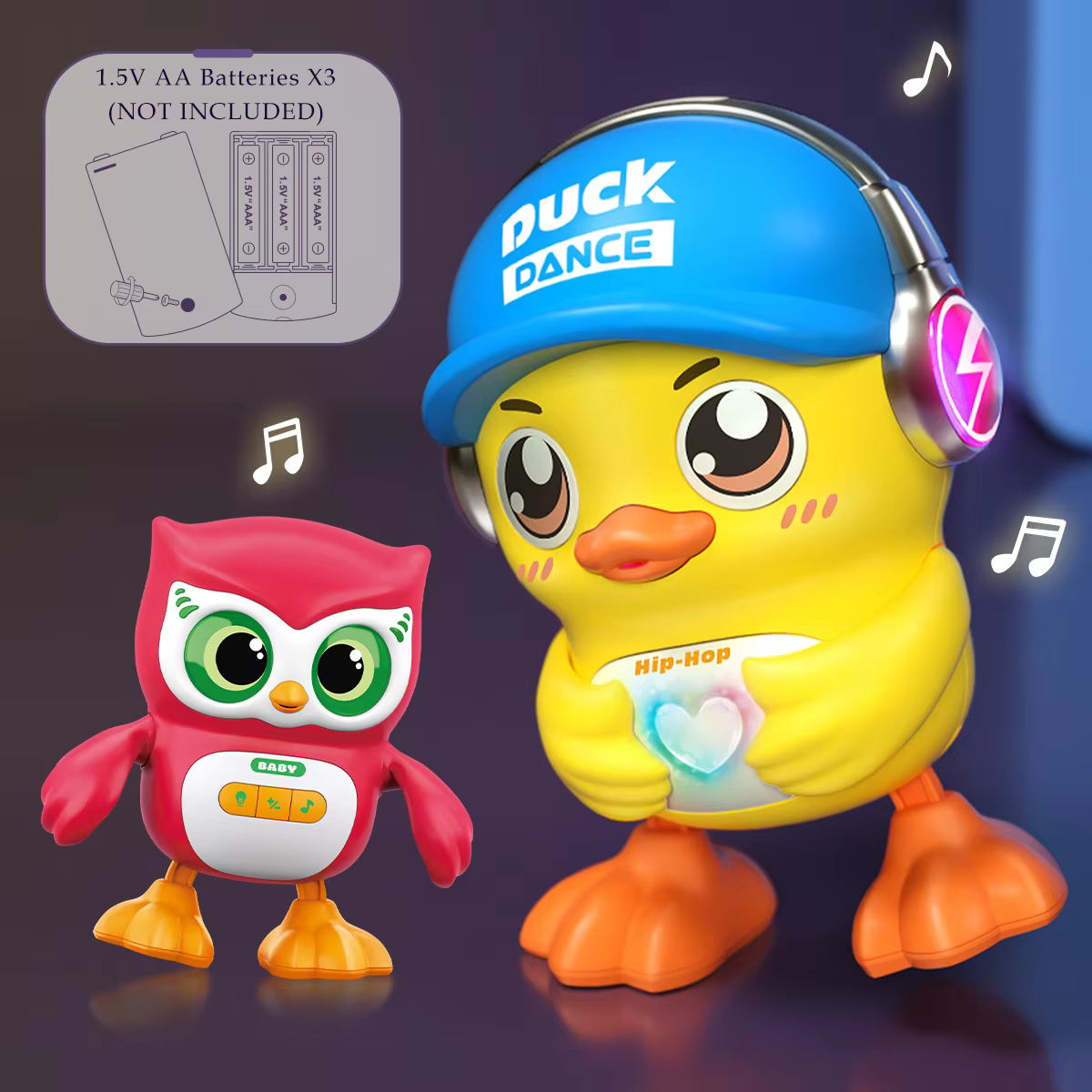 Musical Owl And Duck Toy — image 5