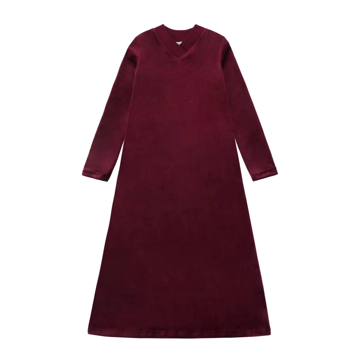 Velour Loungewear – Burgundy Dress