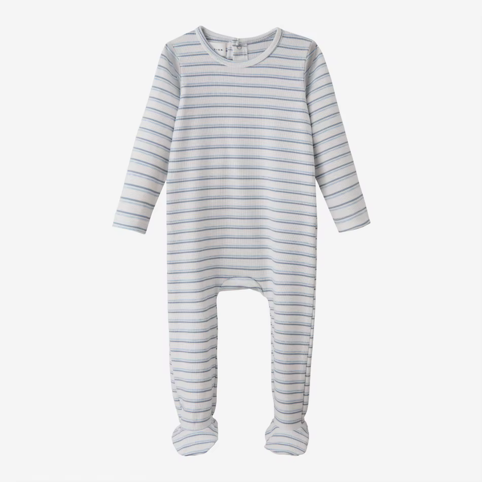 Print Lemon Collection – Blue Stripe Romper