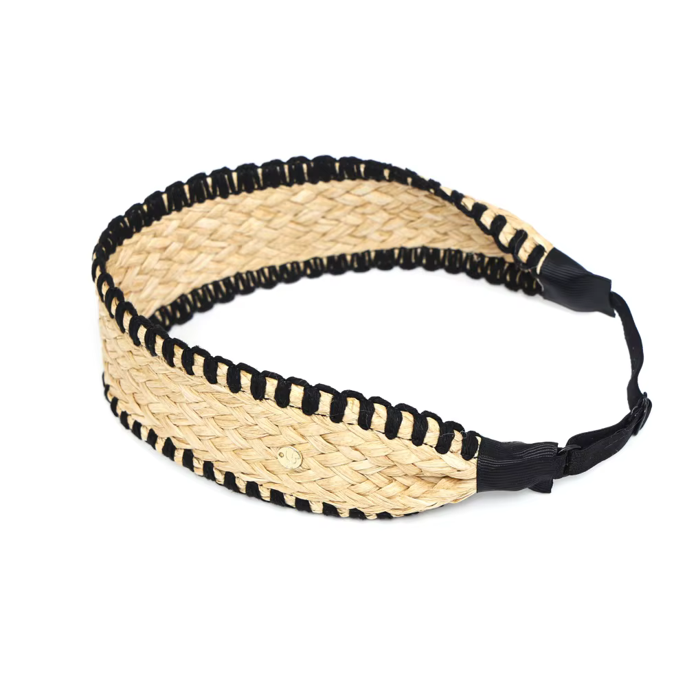 AP burlap hair accessories – K Black Band