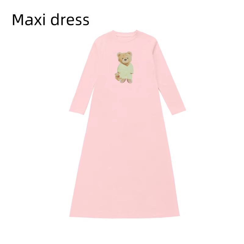 Teddy Bear Pyjamas – Pink Dress