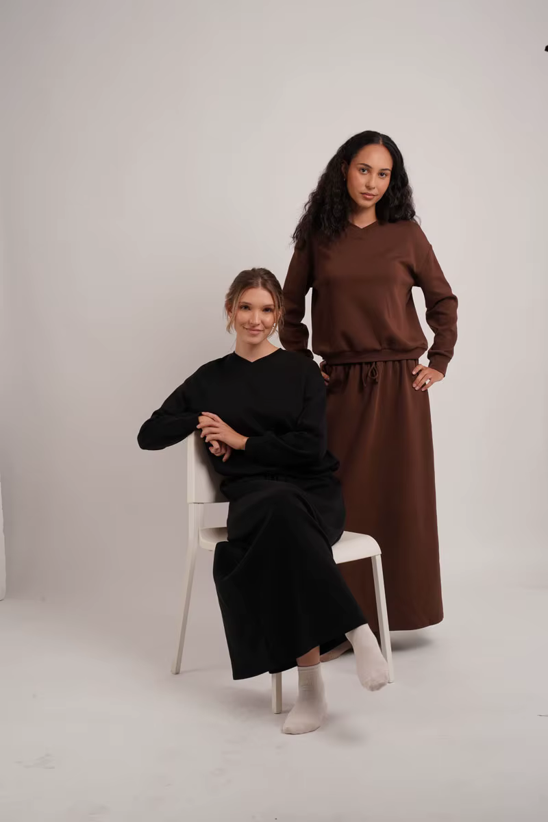 Sportswear & Skirt Set – Black Skirt — image 2