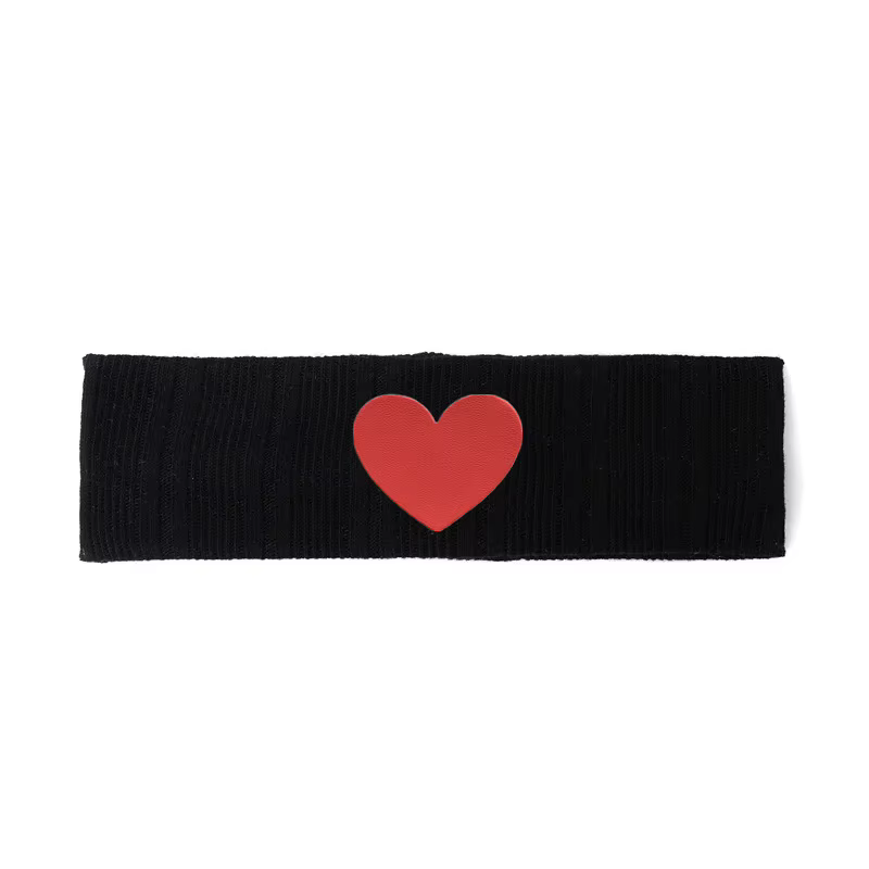 Chenille Heart Patch Headband — image 2