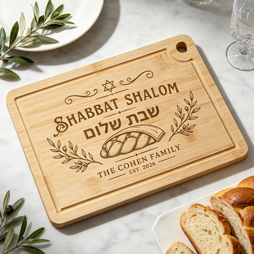 Personalised Bamboo Challah Board