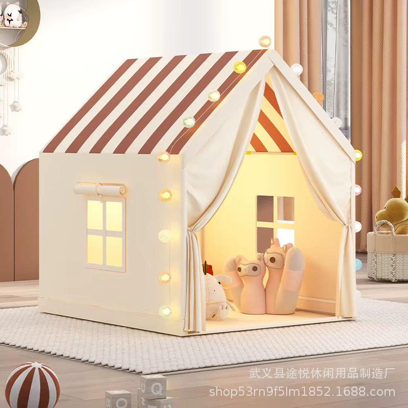 Large Pop-Up Play Tent – Khaki — image 2