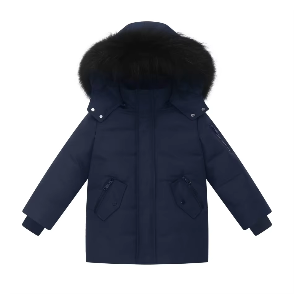 Navy Long Yeshiva Winter Coat – Ali Picks AW26