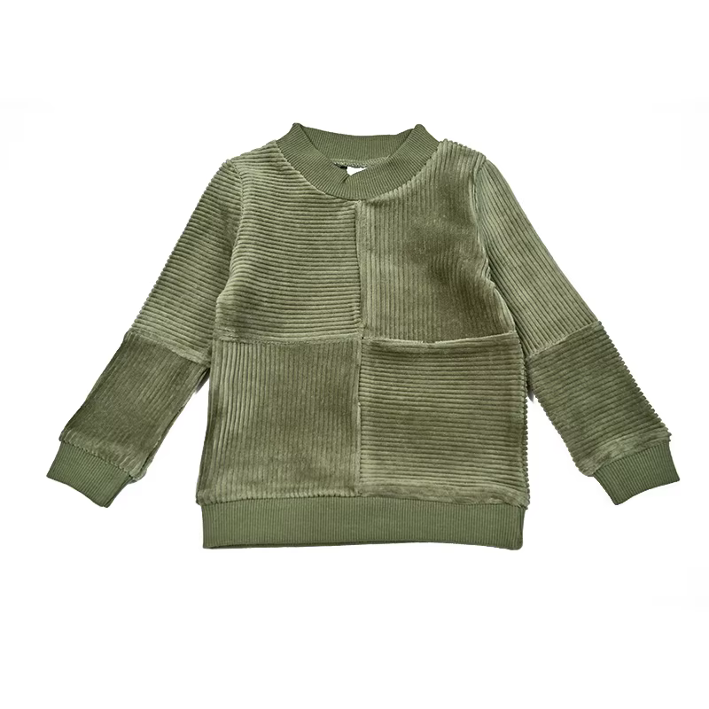 Olive Moments Corduroy Set – Boy Shirt