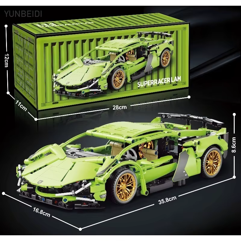Technic Racing Car (1280+ pcs) — image 3