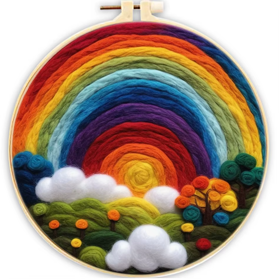 Landscape Wool Felting Kit – Design 358