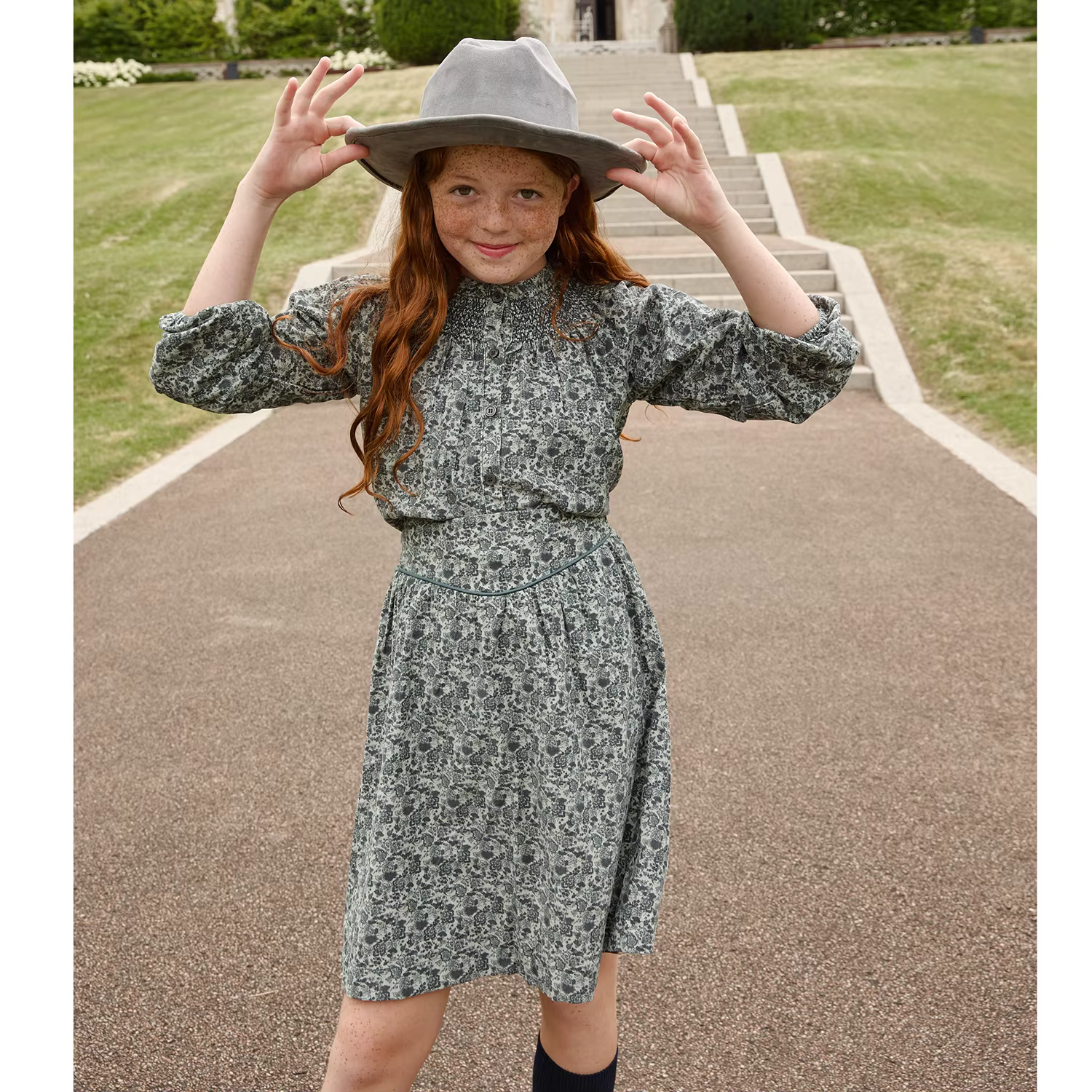 Forest Collection – Corduroy Print Dress — image 3