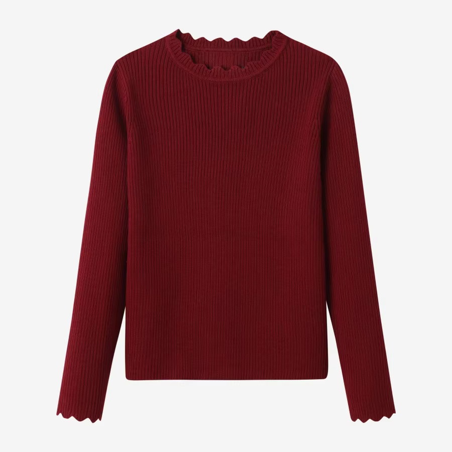 Burgundy Collection – Girls Knit Top