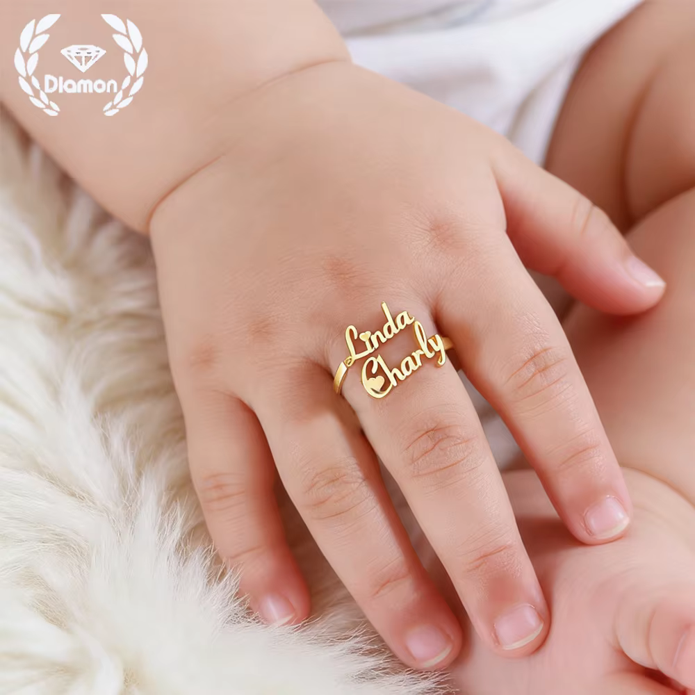 Personalised Children's Name Ring