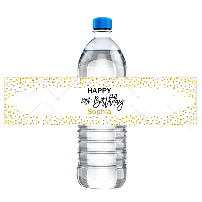 Personalised Gold Bottle Labels — image 10