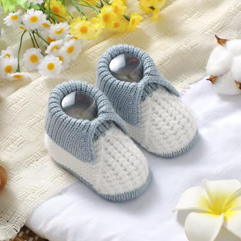 Newborn Baby Shoes Knit Infant Boys Girls Boots
