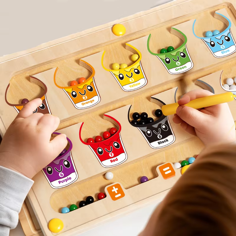 Magnetic Colour-Sorting Maze