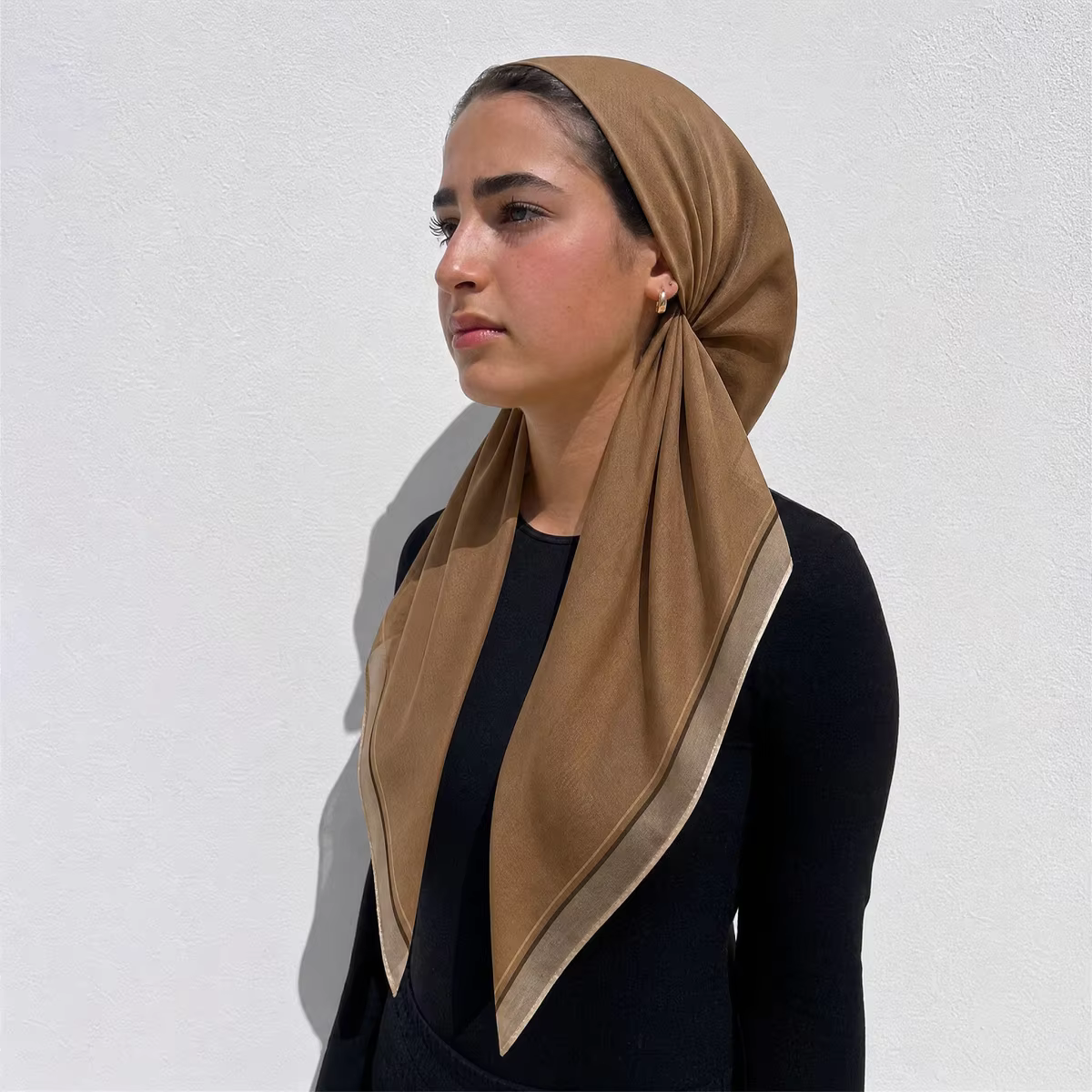 Women's Gradient Print Turban Cap
