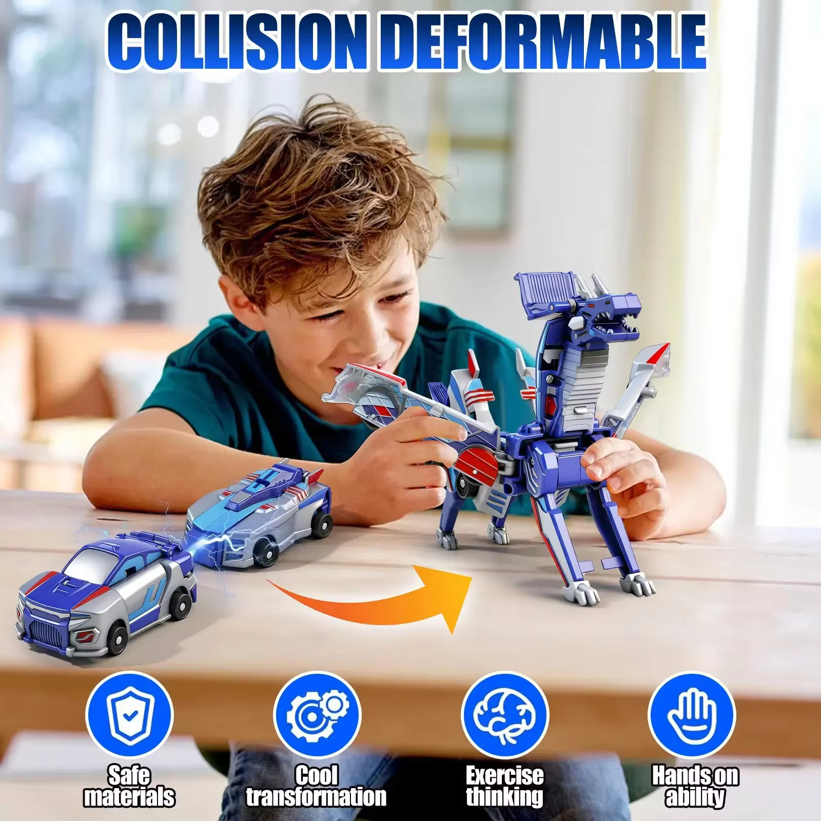 Magnetic Crash Transforming Car — image 2