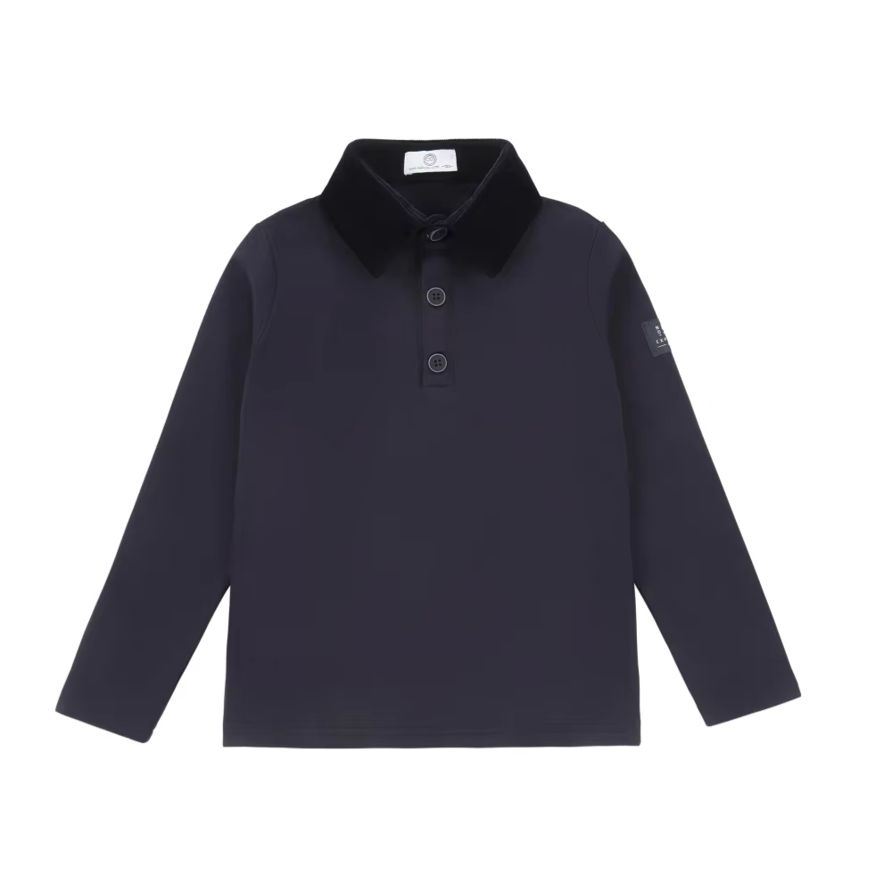 Navy Blue Corduroy – Polo Shirt – Ali Picks AW26